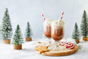 Chocolat chaud, Canne de Noël