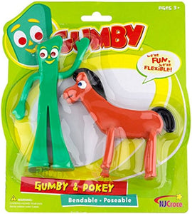 Duo Gumby et Pokey / Figurines flexibles