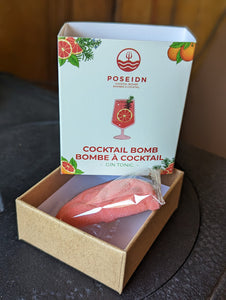 Cocktail 3D Reàl Gin Tonic/ Orange sanguine et Romarin / Poseidn