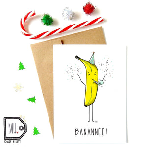 Carte du nouvel an / BANANNÉE! / Made in Happy