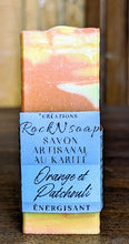 Charger l&#39;image dans la galerie, Savon corporel au beurre de karité / RockNsoap / ORANGE &amp; PATCHOULI
